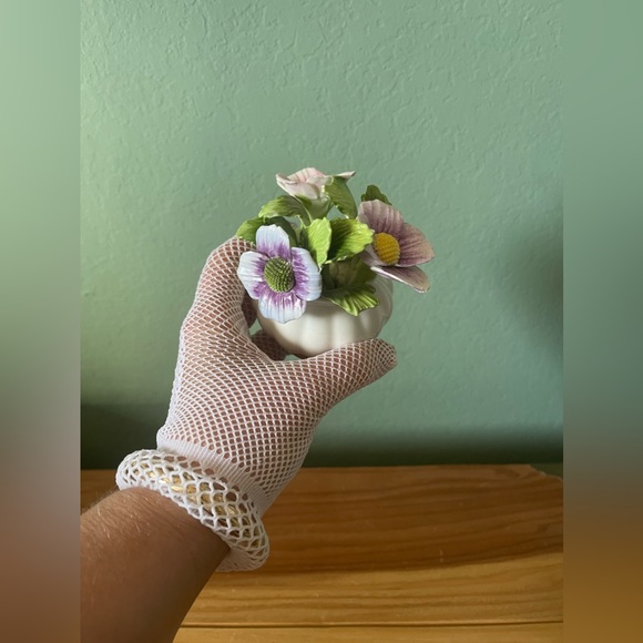 Royal Adderley England Floral Bone China Mini Flower Porcelain Bouquet 4” - Picture 7 of 13